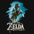 thumbnail image 2 of Girls Nintendo Legend of Zelda Breath of the Wild Link Epona T Shirt, 2 of 4