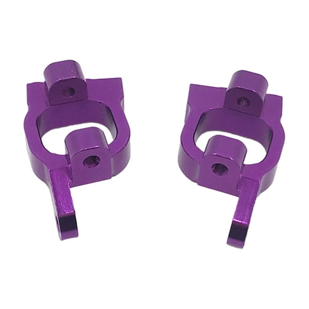 Vogacara RCGOFFLOW, 2 uds., bujes C de aleación de aluminio con pesos pesados para bloques de ruedas 1/14 Wltoys 144001, pieza de coche a Kits de construcción modelo Púrpura