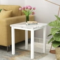thumbnail image 7 of AWQM Faux Marble Coffee Table Set, Coffee and End Table Set of 3, White, 7 of 7