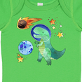 thumbnail image 4 of Inktastic Tyrannosaurus Rex Vs. Meteor Fun Space Dinosaur Boys or Girls Baby Bodysuit, 4 of 5