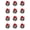 #2, variant on 12 Pack 10.6 Inch Mini Norfolk Pine Wreaths, Artificial Evergreen Rings, Small Christmas Greenery for Door Cabinet Window Wall Decor