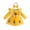 ZZ01-Yellow, variant on Quealent Christmas Toddler Girl Plaid Dress Long Sleeve Bow Patchwork Rib Ruffled Shirts Dress Baby Xmas Outfit (Dark Green, 6-9 Months)