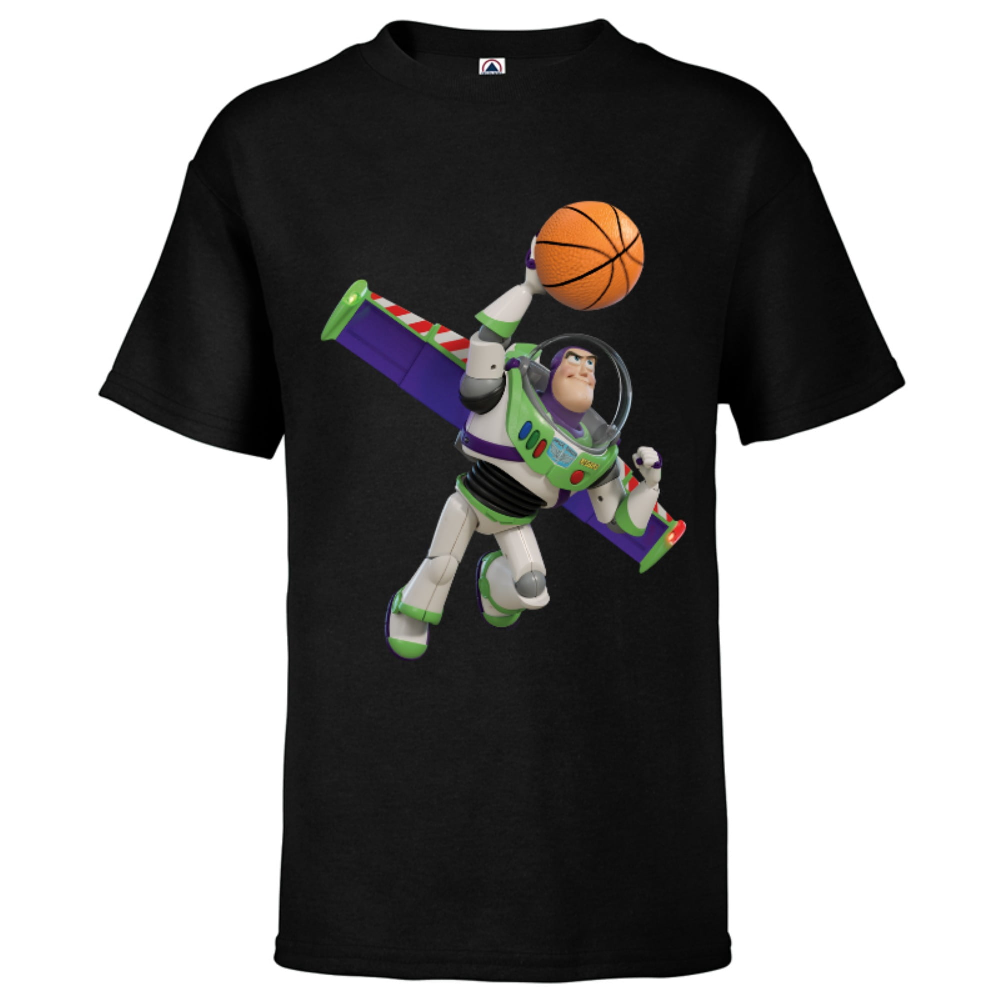 Disney Toy Story Buzz Lightyear Basketball Short Sleeve TShirt for