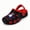 Black&Red, variant on Toddler Boys Girls Cartoon Clogs Kids Slip On Lightweight Garden Shoes Beach Sandals
