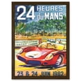 thumbnail image 1 of Racing Automobile Classic 24 Heures Du Mans 1982 A4 Artwork Framed Wall Art Print, 1 of 4
