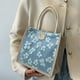 thumbnail image 5 of Bolso de hombro informal para mujer | Bolso bandolera con correa ajustable | Bolso de poliéster para ir de compras, trabajar y viajar | 21 x 20 x 12 cm, 5 of 6