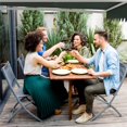thumbnail image 3 of ALEKO Manual Retractable Home Patio 10 x 8 feet Awning Green Canopy Sunshade, 3 of 12