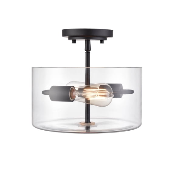 Millennium Lighting - Verlana - 2 Light Semi-Flush Mount-10 Inches Tall and 11