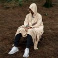 thumbnail image 4 of Outdoor Wearable Cloak Sleeping Bag Multi-Purpose Portable Warming Sleeping Bag, 4 of 8