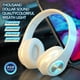 thumbnail image 3 of Auriculares Bluetooth RGB con Luz Respiratoria Over-Ear Blancos, 3 of 8