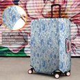 thumbnail image 4 of Pioneer Flower Floral Print Pattern Luggage Cover Fashion Suitcase Cover Baggage Covers Fit 25-28 Inch Luggage (Go Travel), 4 of 5