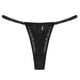 thumbnail image 2 of Ropa interior hipster Gibobby Braguitas tirantes finos para mujer Tanga negro S, 2 of 5