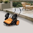 thumbnail image 6 of TFCFL 41in Outdoor Hand Push Floor Sweeper Walk-Behind Pavement Mall Floor Sweeping Tool 55L, 6 of 20