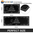 thumbnail image 3 of Goth Kitchen Mat Set of 2 - Non Slip Halloween Spooky Kitchen Rugs Black Goth Rug Skull Witchy Rug for Home Kitchen - Live Laugh Lobotomy Sign - Halloween Gothic Kitchen Decor Accessories, 3 of 6