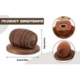 thumbnail image 4 of Whiskey Smoker Kit, Wine Barrel Cocktail Smoker Set, Bar Seasoning Tool for Drinks & Food, Unique Gift for Men, 4 of 8