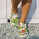 thumbnail image 4 of Grinch Shoes Grinch Decorations Grinch Shoes Toddler Floral Print Women's Sports Shoes Flat Breathable Shoes Women's Shoes, 4 of 5