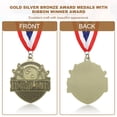 thumbnail image 4 of Bowling Games Gold Award Medals with Ribbons, Winner Medals Prizes for Competitions Sports Gold, 4 of 7
