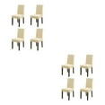 thumbnail image 1 of Wweixi 4pack/lot Stylish Chair Covers For Dining - Transform Dining Room With Ease Durable Cover For Dining beige 2Set, 1 of 6