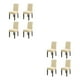 thumbnail image 2 of Yuarrent Funda para silla de 4 paquetes/lote para comedor, sillas duraderas y transpirables con estilo, felpa de amplia aplicación Type4 NO4, 2 of 6