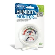 BestAir Hygrometer Humidity Monitor with Optimal Comfort Zone Display – Quantity of 4