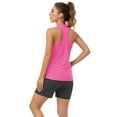 thumbnail image 3 of YIRUIYA Women Sleeveless Golf Polo Shirts V-Neck Racerback Tank Tops, 3 of 4