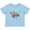 AE-Light Blue, variant on Key West, Florida Swimming Sea Turtle with Bubbles Boys or Girls Baby T-Shirt