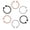 B, variant on 6Pcs 20G Horseshoe Septum Earrings Tragus Lip Nose Eyebrow Body Piercing Ring-A