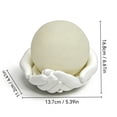 thumbnail image 3 of Lámpara de noche LED portátil para dormitorio: lámpara de mesilla LED suave para crear un ambiente hogareño, luz decorativa en forma de luna para estante o escritorio de la sala de estar., 3 of 6