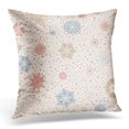 thumbnail image 1 of BSDHOME Red Falling Snowflakes Snow Abstract Pillow Case Pillow Cover 20x20 inch, 1 of 1