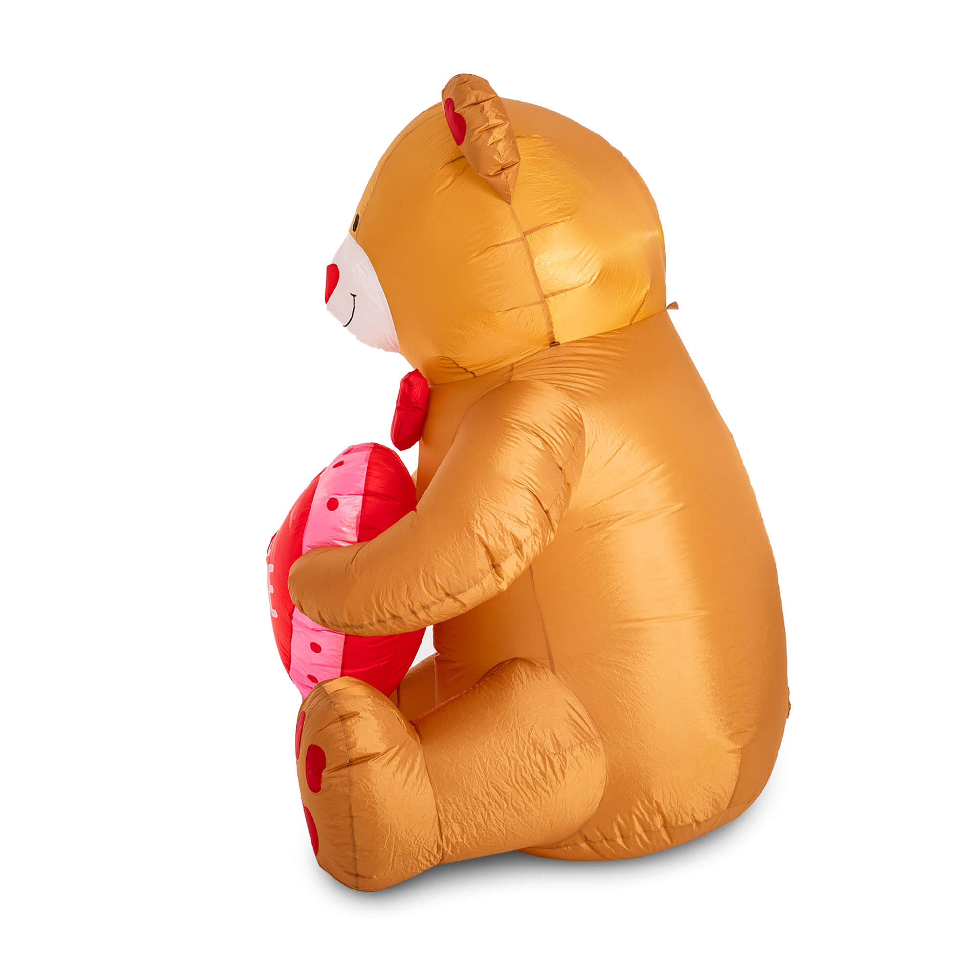 Valentine's Day Big Glass Bear Container , 3.74x6.1x3.74 in.