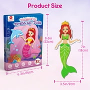 Mocoosy Magnetic Dress Up Dolls Princess for Girls Age 5-7,