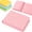 Pink, variant on Thickened Color Brick Notebook A5 720 Hardcover Journal with PU Leather Cover Solid Color Pages Thick Paper Ribbon Bookmark Cute Diary Planner for Notes School Office Study Travel Gift(A)