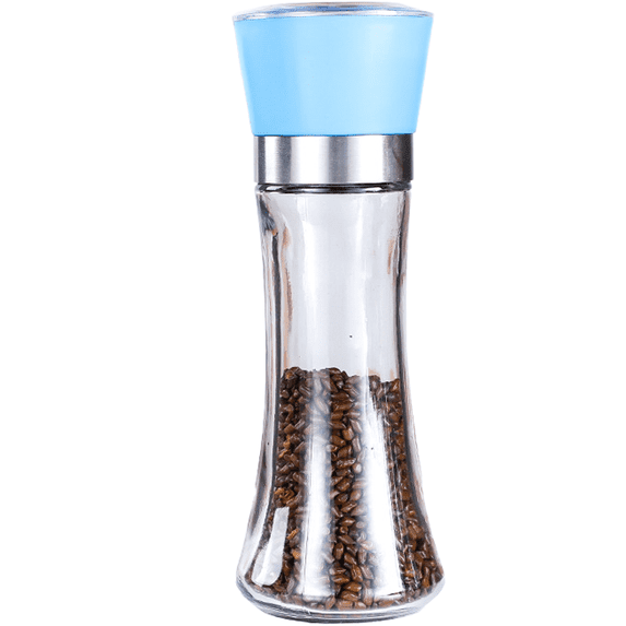 Premium Pepper and Salt Grinder Set of 2-Refillable Coarseness Adjustable Pepper Mill Shaker