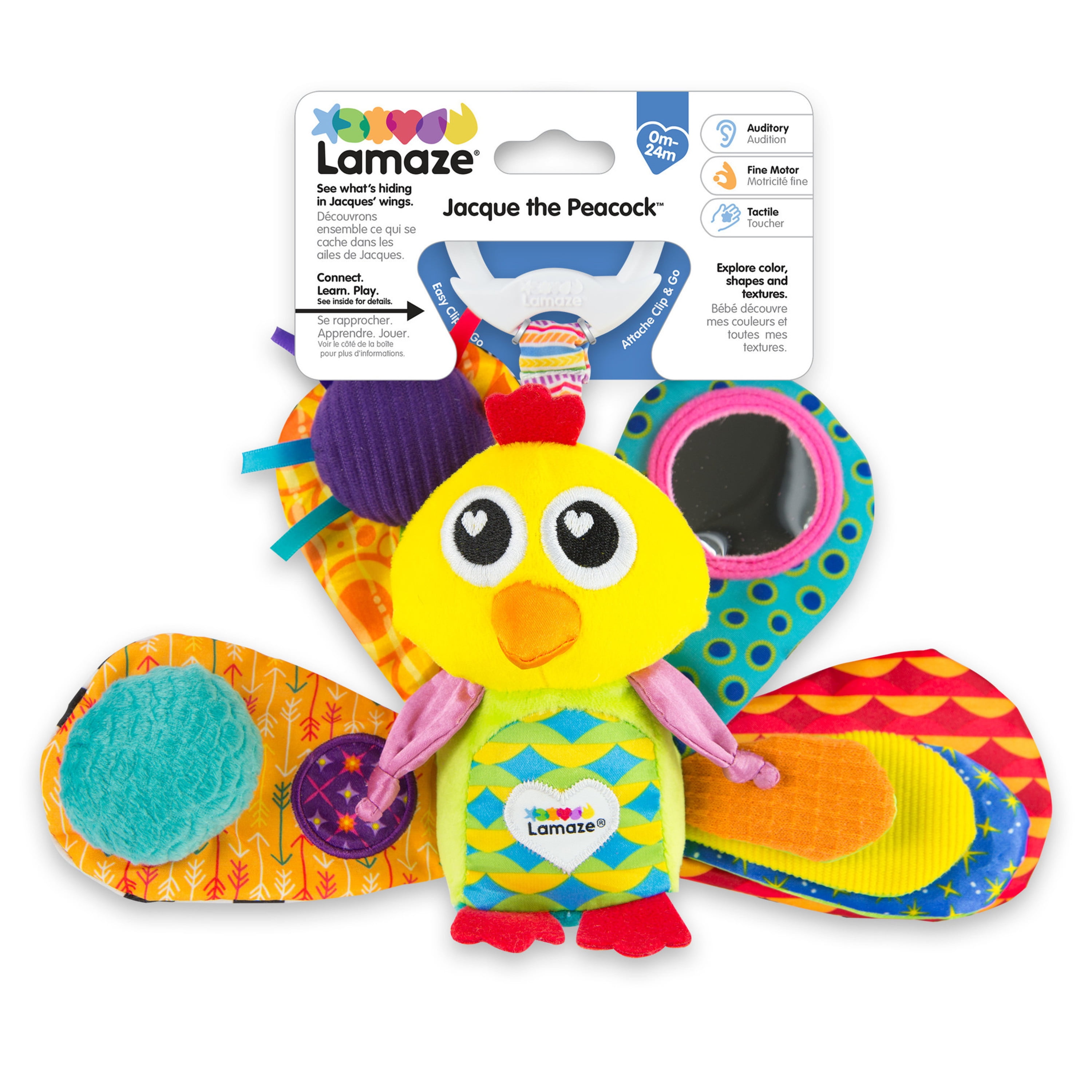 lamaze jacques the peacock activity toy