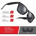 thumbnail image 3 of Translucent Frame Colorful Neon 80s Sunglasses for Men Women Reflective Mirrored Sun Glasses, 3 of 6