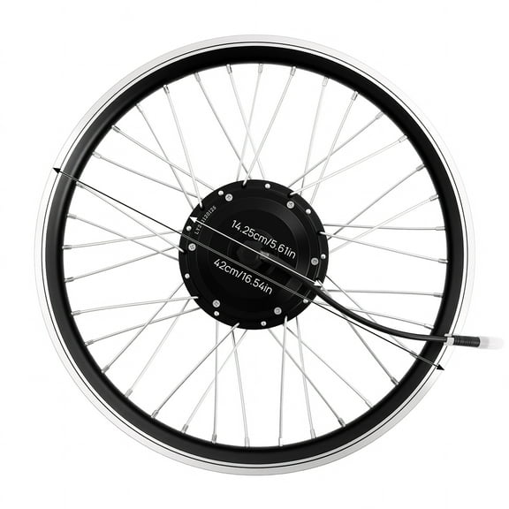 250W 20" Front Wheel 36V Electric Bicycle Ebike Conversion Kit Hub Motor for Cyclists Who Like Challenges, DIY Modification of Beach