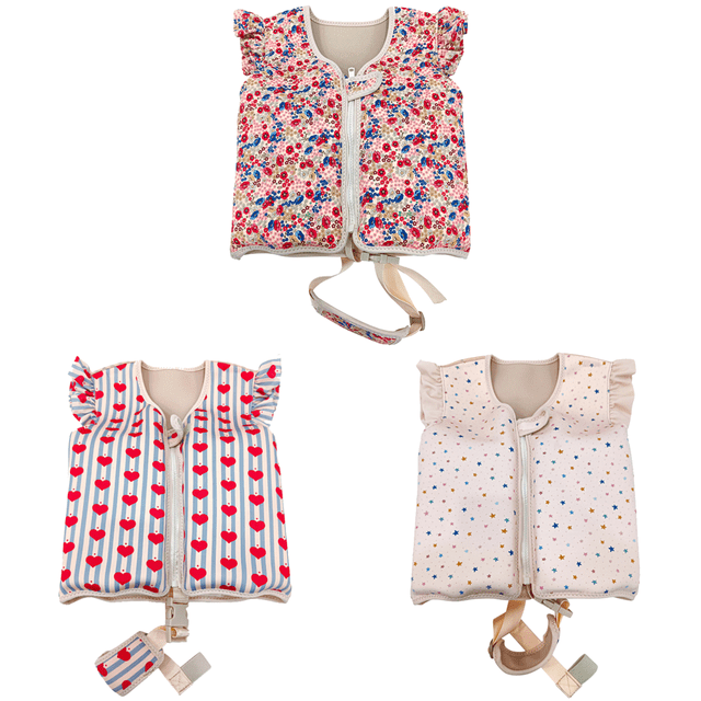 Chaleco Natación para Ropa Flotabilidad Ayuda La Unisex (flores) Rosa