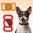 thumbnail image 4 of Greeniant Funda protectora de silicona para mascotas, buscador de GPS, y gato, lazo para Airtags para Locator Tracker, Suministros para perros Naranja Greeniant PT000451-04B, 4 of 6