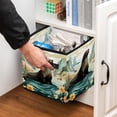 thumbnail image 5 of Sea Lion Foldable Cube Organizer with Handle, 10.8"x10.5"x10.6", Large Capacity Storage Bins Organizer Bins Toy Box, 5 of 6