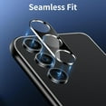 thumbnail image 4 of 3 Pack Samsung Galaxy S22 Ultra Camera Lens Protector , 9H Hardness Tempered Glass, Ultra HD, Anti-Scratch, Case Friendly [Does not Affect Night Shots], 4 of 7