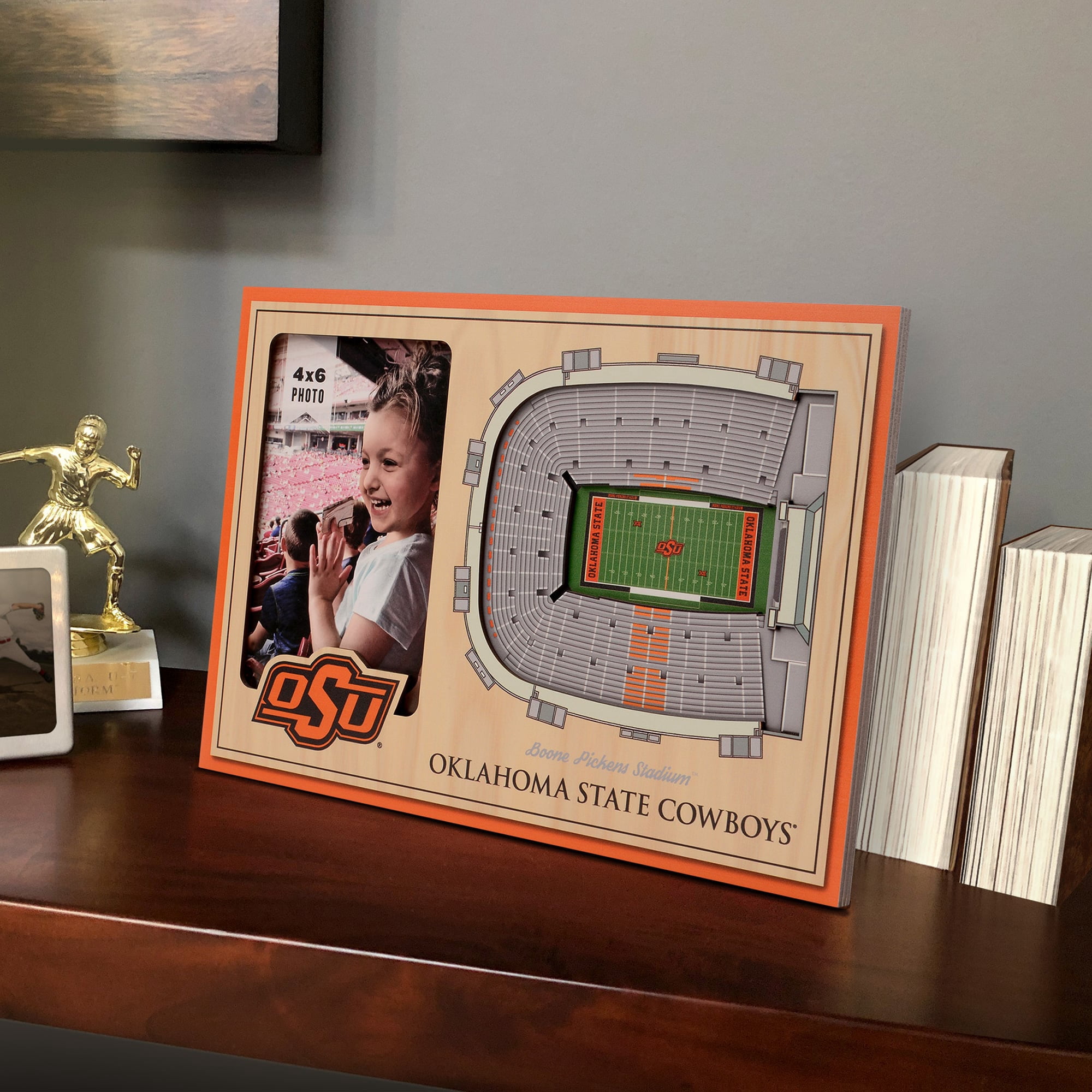 IDNA Oklahoma State Cowboys 3D StadiumViews Picture Frame