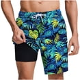 thumbnail image 2 of NTACZA Shorts Men's Mesh Liner Board Bathing Suit Graphic Quick Dry Mens Swim Trunks XL, 2 of 6