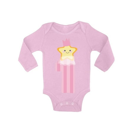 

Awkward Styles 1st Birthday Girl Bodysuit Little Star Baby Romper