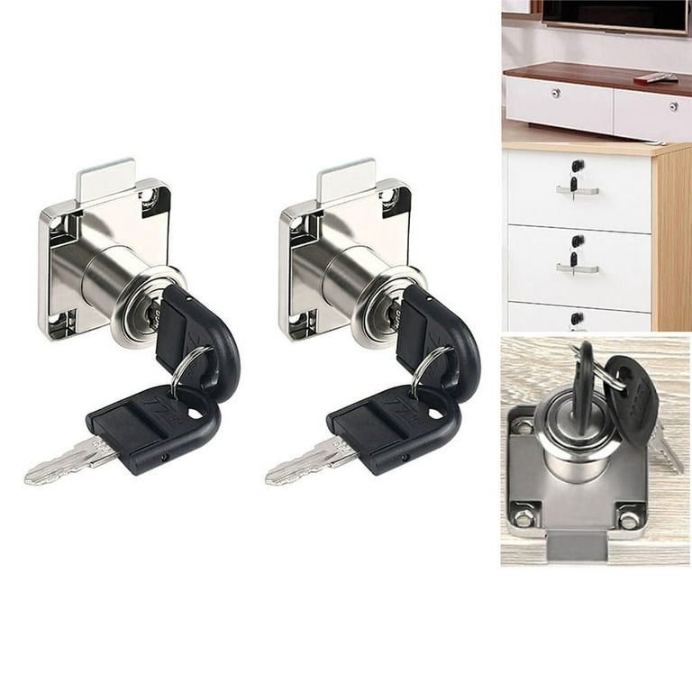 801 Drawer Lock for Furniture Desk Drawer with 2 Screw Hole
