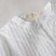 thumbnail image 4 of Puntoco Vestido Retro De Algodón Y Lino Con Cuello Redondo De Doble Capa Con Cordones En La Cintura, Vestido De Vacaciones De Viaje, Vestido De Manga Corta Con Cuello Redondo, Blanco L, 4 of 6