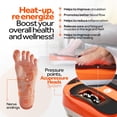 thumbnail image 3 of Masajeador de pies Powerfit Power Legs eléctrico con calefacción y control remoto, 3 of 8