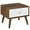 Walnut, variant on Modway Transmit Nightstand in Walnut White