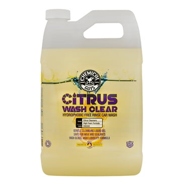 Chemical Guys CWS303 - Citrus Wash Clear Hydrophobic Free Rinse Car Wash (1 Gal)