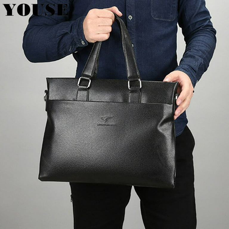 Leather Tote Bag, Black Laptop Bag, Leather Bag, Luxury Handbags