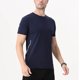 thumbnail image 4 of pstuiky camisetas de hombre, Camiseta deportiva elástica transpirable de color sólido, informal, de manga corta y cuello redondo para hombre camisas casuales para hombre m, 4 of 6